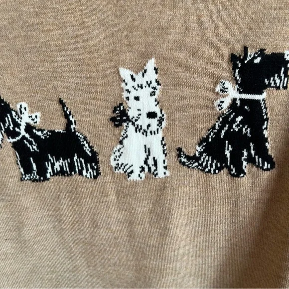 Tan Sweater with Dog Design by Loft - Picture 3 of 5